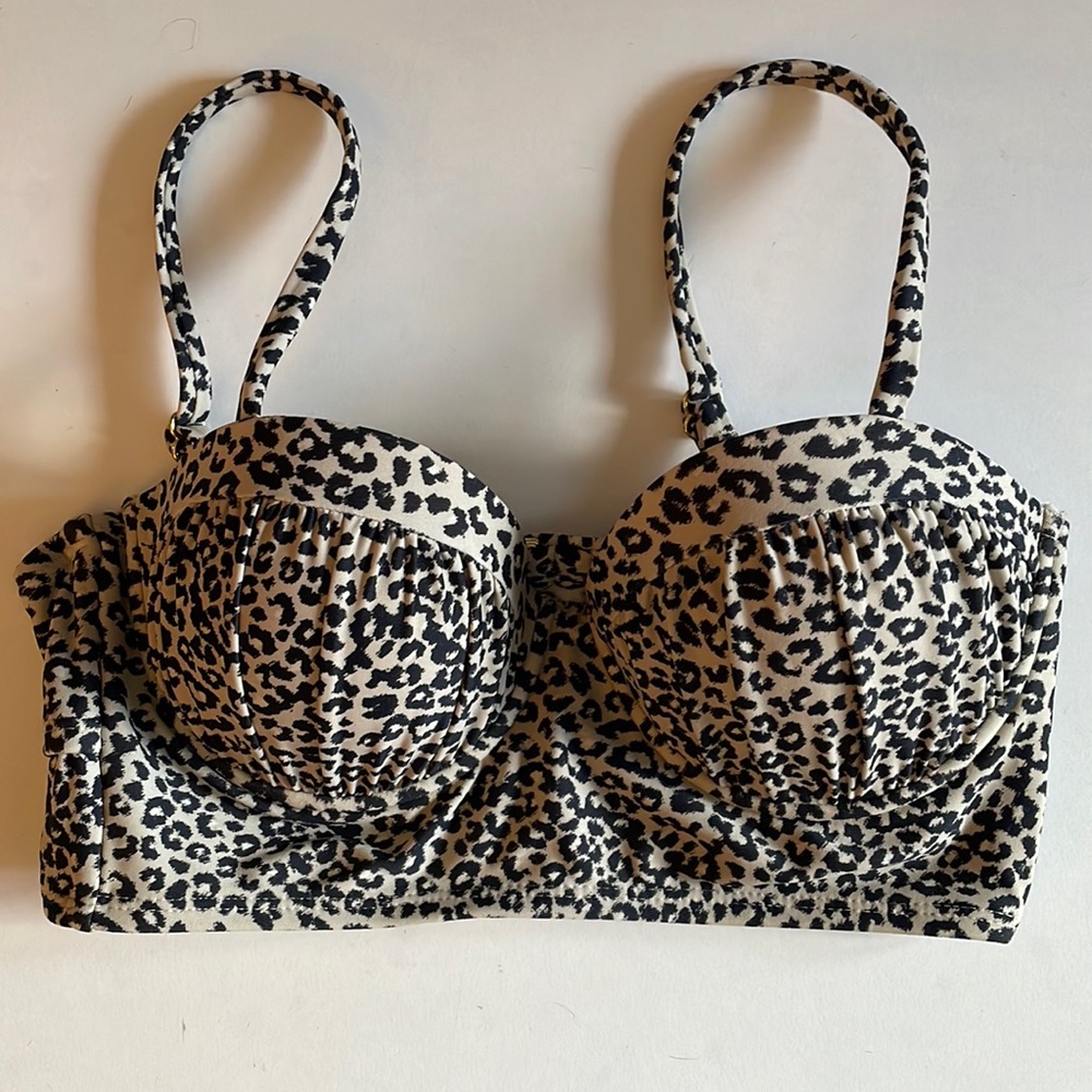 Cheetah / leopard bikini top